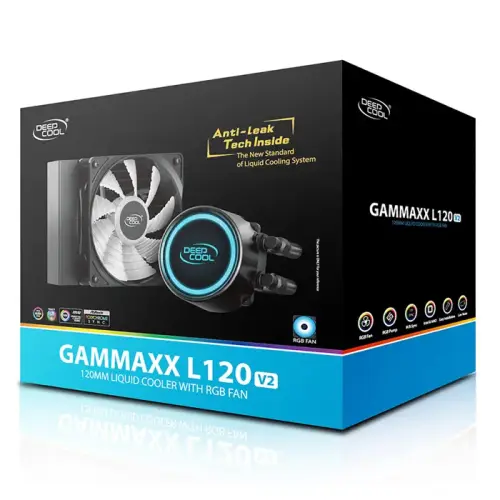 DEEPCOOL Gammaxx L120 V2 RGB 120mm Intel/AMD İşlemci Sıvı Soğutucu