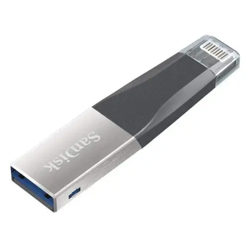 Sandisk iXpand Mini SDIX40N-256G-GN6NE 256GB iPhone Lightning/USB 3.0 Flash Bellek