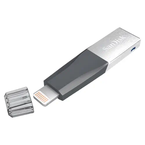 Sandisk iXpand Mini SDIX40N-128G-GN6NE 128GB iPhone Lightning/USB 3.0 Flash Bellek