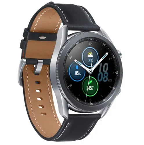 Samsung Galaxy Watch 3 45mm SM-R840NZSATUR Gümüş Akıllı Saat - Distribütör Garantili