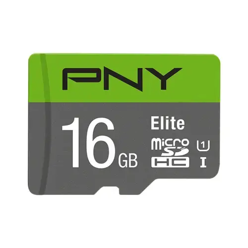 PNY Elite MicroSDHC 16GB 100MB/s Class 10 MicroSD Hafıza Kartı (P-SDU16GU185GW-GE)