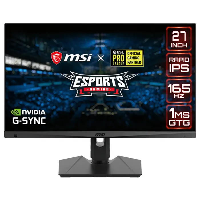 MSI Optix MAG274QRF 27” 1ms 165Hz G-Sync IPS WQHD Gaming (Oyuncu) Monitör