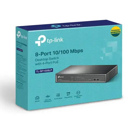 TP-Link TL-SF1008LP 8 Port 10/100Mbps Yönetilemez Switch