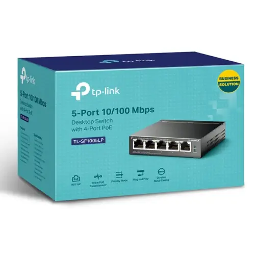 TP-Link TL-SF1005LP 5 Port 10/100Mbps Yönetilemez Switch