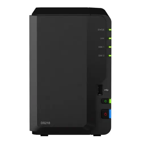 Synology DiskStation DS218 2GB DDR4 3.5″ Nas Depolama Ünitesi