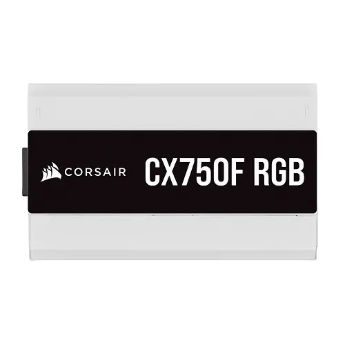 Corsair CX750F RGB White CP-9020227-EU 750W 80 Plus Bronze RGB Beyaz Full Modüler Power Supply