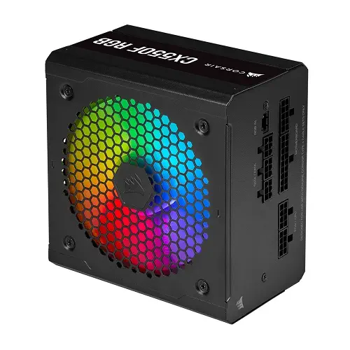 Corsair CX550F RGB CP-9020216-EU 550W 80 Plus Bronze RGB Siyah Full Modüler Power Supply
