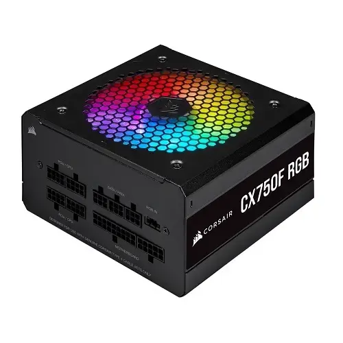 Corsair CX750F RGB CP-9020218-EU 750W 80 Plus Bronze RGB Siyah Full Modüler Power Supply