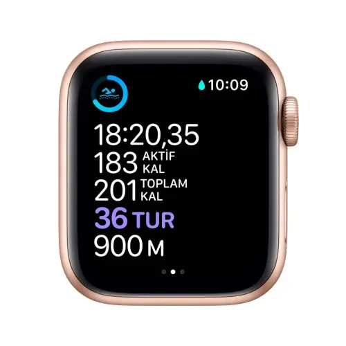 Apple Watch Seri 6 40mm GPS Gold Alüminyum Kasa ve Kum Pembesi Spor Kordon MG123TU/A