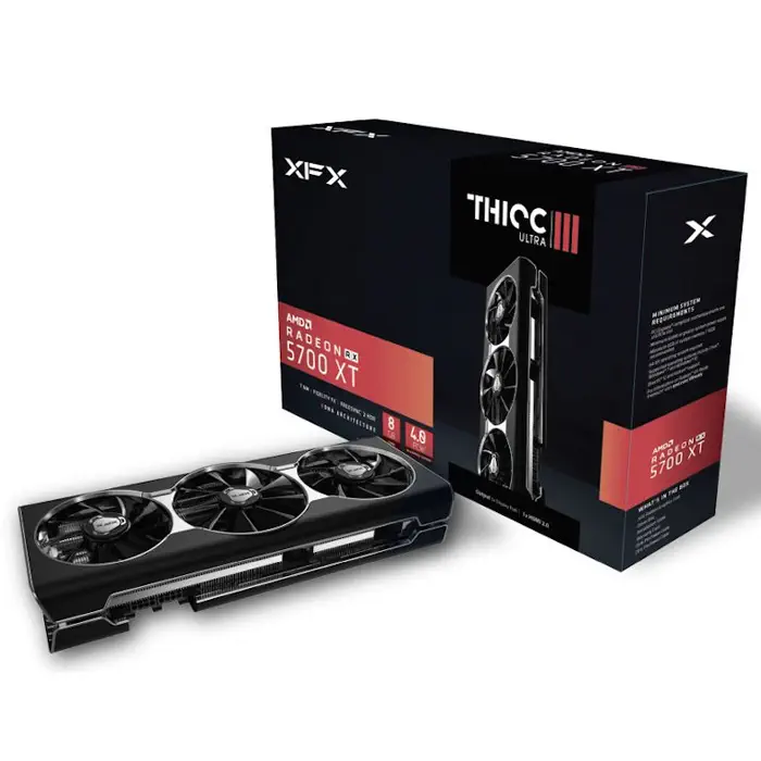 XFX AMD Radeon RX 5700 XT THICC III Ultra RX-57XT8TBD8 8GB GDDR6 256Bit DX12 Gaming (Oyuncu) Ekran Kartı
