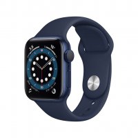 Apple Watch Seri 6 44mm GPS Mavi Alüminyum Kasa ve Koyu Lacivert Kordon M00J3TU/A