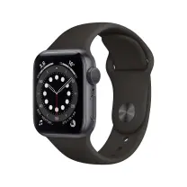 Apple Watch Seri 6 44mm GPS Space Gray Alüminyum Kasa ve Siyah Spor Kordon M00H3TU/A