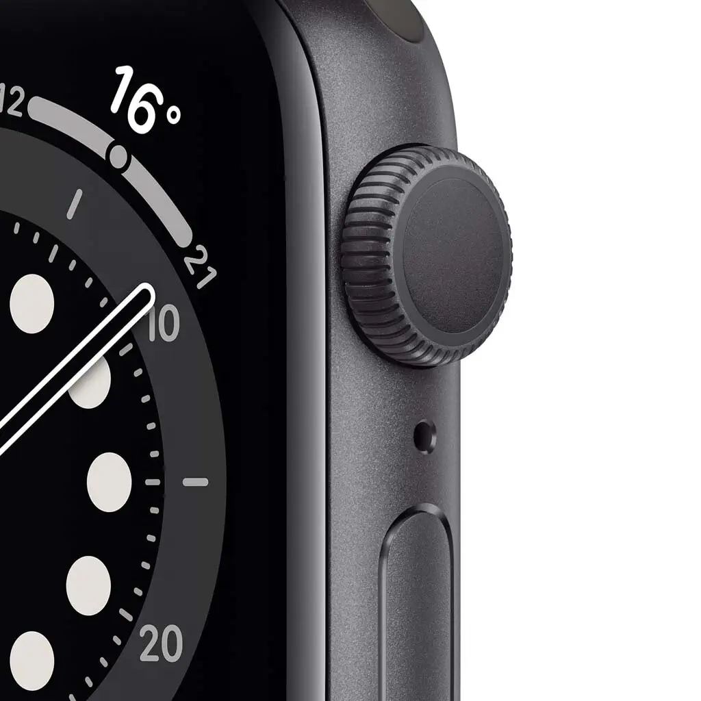 Apple Watch Seri 6 44mm GPS Space Gray Alüminyum Kasa ve Siyah Spor Kordon M00H3TU/A