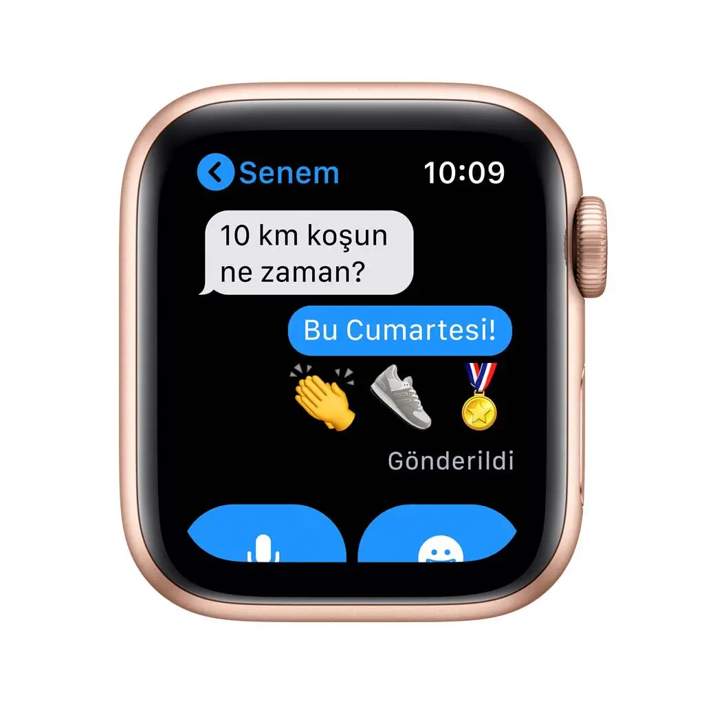 Apple Watch Seri 6 44mm GPS Gold Alüminyum Kasa ve Kum Pembesi Spor Kordon M00E3TU/A
