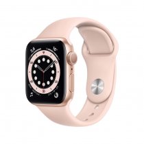 Apple Watch Seri 6 44mm GPS Gold Alüminyum Kasa ve Kum Pembesi Spor Kordon M00E3TU/A