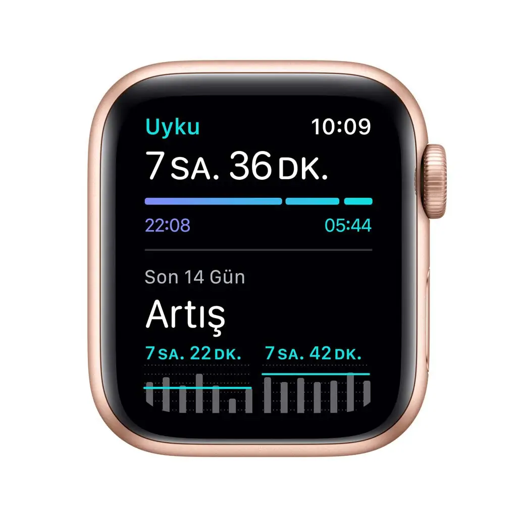 Apple Watch SE 40mm GPS Gold Alüminyum Kasa ve Kum Pembesi Spor Kordon MYDN2TU/A