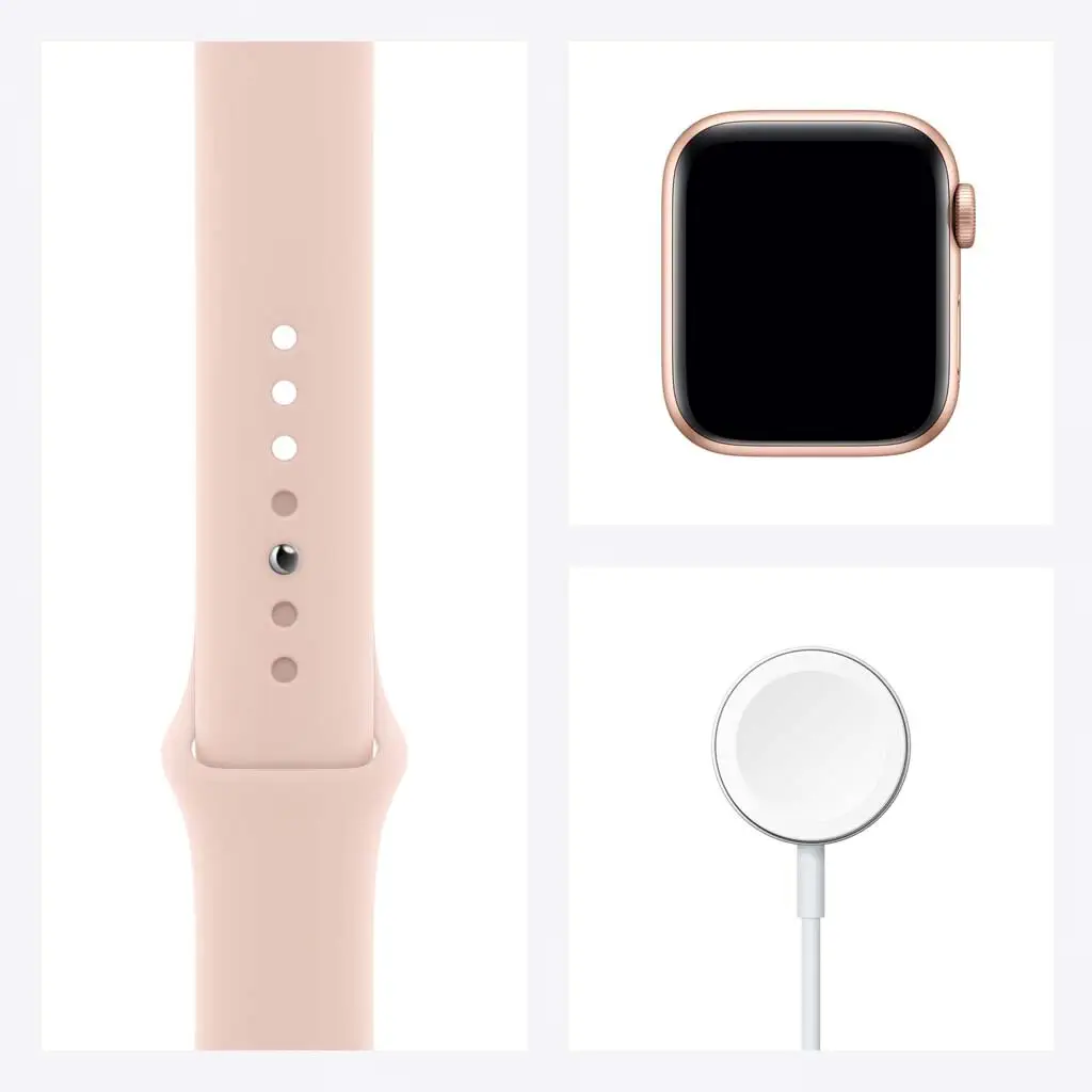 Apple Watch SE 40mm GPS Gold Alüminyum Kasa ve Kum Pembesi Spor Kordon MYDN2TU/A
