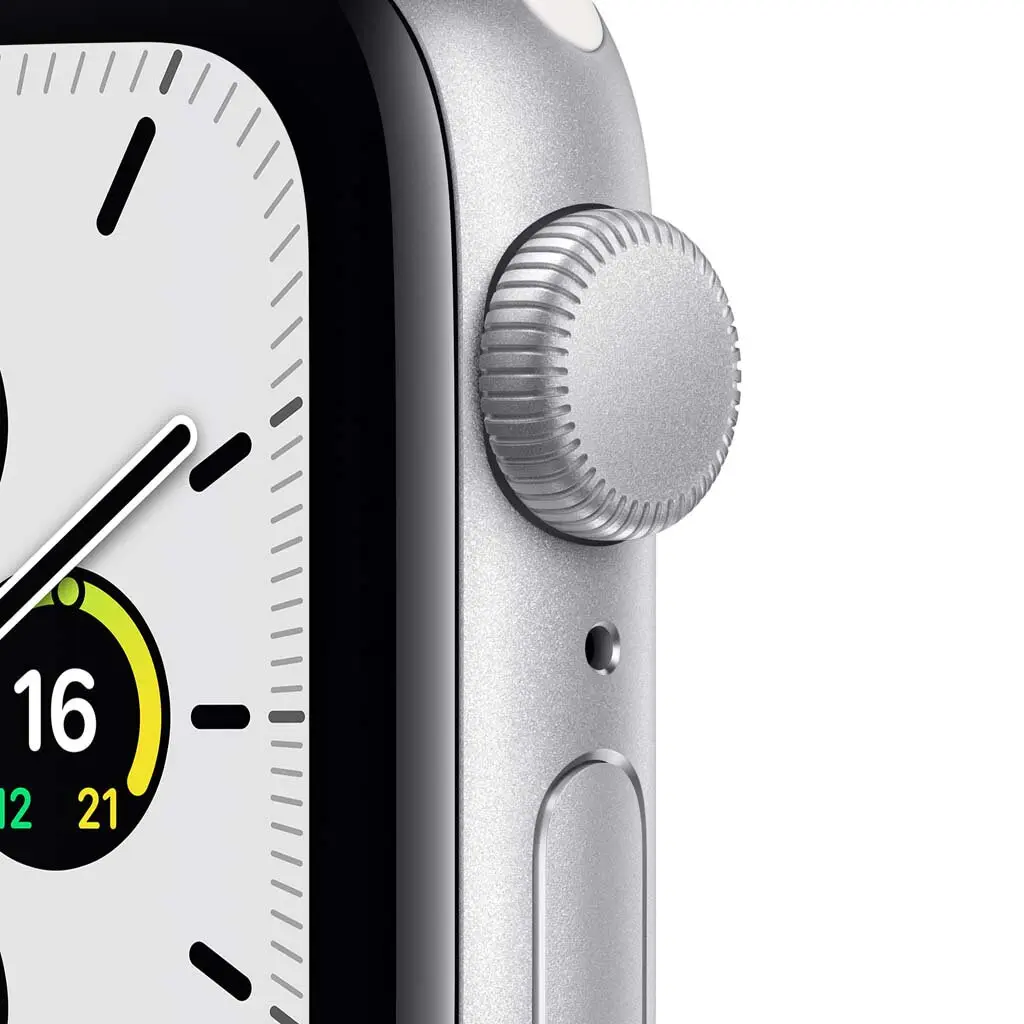 Apple Watch SE 40mm GPS Silver Alüminyum Kasa ve Beyaz Spor Kordon MYDM2TU/A