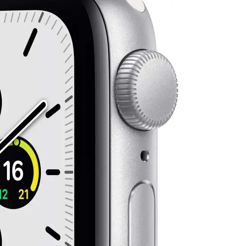Apple Watch SE 40mm GPS Silver Alüminyum Kasa ve Beyaz Spor Kordon MYDM2TU/A