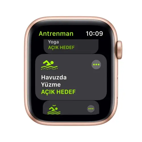 Apple Watch SE 44mm GPS Gold Alüminyum Kasa ve Kum Pembesi Spor Kordon MYDR2TU/A