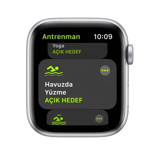 Apple Watch SE 44mm GPS Silver Alüminyum Kasa ve Beyaz Spor Kordon MYDQ2TU/A
