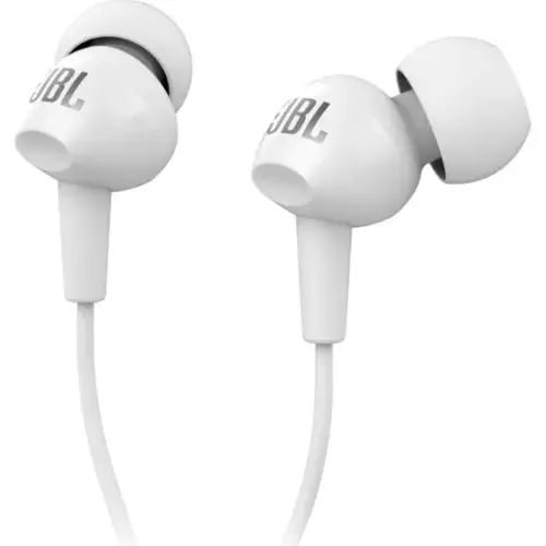 JBL C100SI Beyaz Mikrofonlu Kulak İçi Kulaklık 