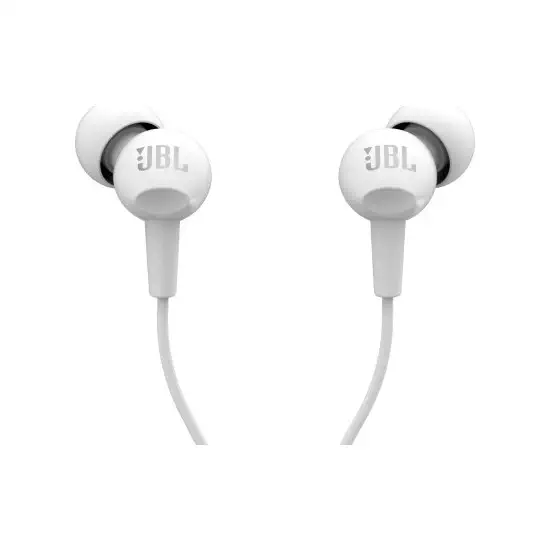 JBL C100SI Beyaz Mikrofonlu Kulak İçi Kulaklık