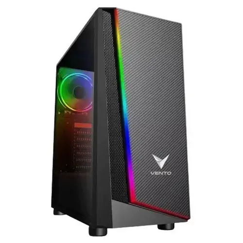 Vento VG08FE 500W USB 3.0 Temperli Cam ATX Mid-Tower Gaming (Oyuncu) Kasa