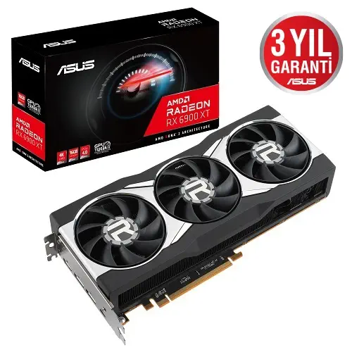 Asus Radeon RX 6900 XT RX6900XT-16G 16GB GDDR6 256Bit DX12 Gaming (Oyuncu) Ekran Kartı