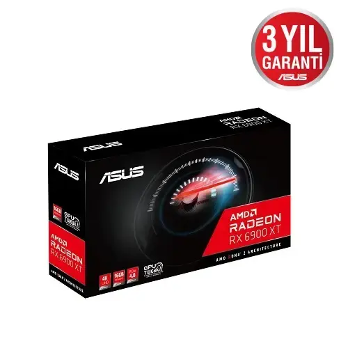 Asus Radeon RX 6900 XT RX6900XT-16G 16GB GDDR6 256Bit DX12 Gaming (Oyuncu) Ekran Kartı