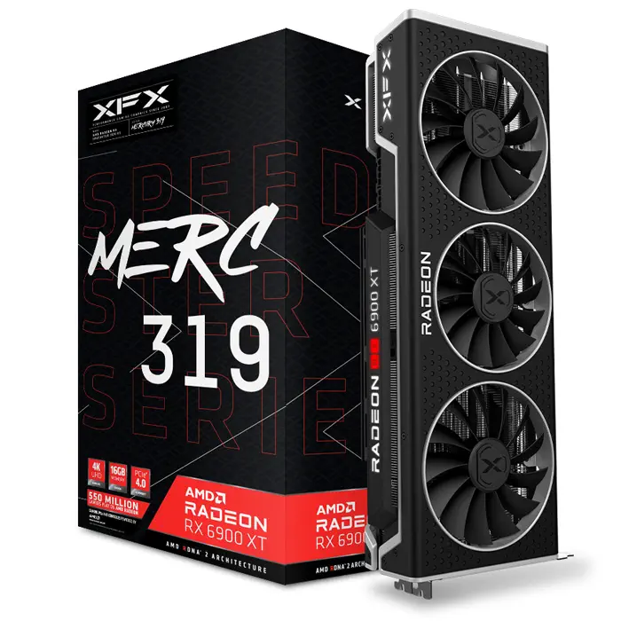 XFX Speedster MERC 319 AMD Radeon RX 6900 XT Black RX-69XTACBD9 16GB GDDR6 256Bit DX12 Gaming Ekran Kartı