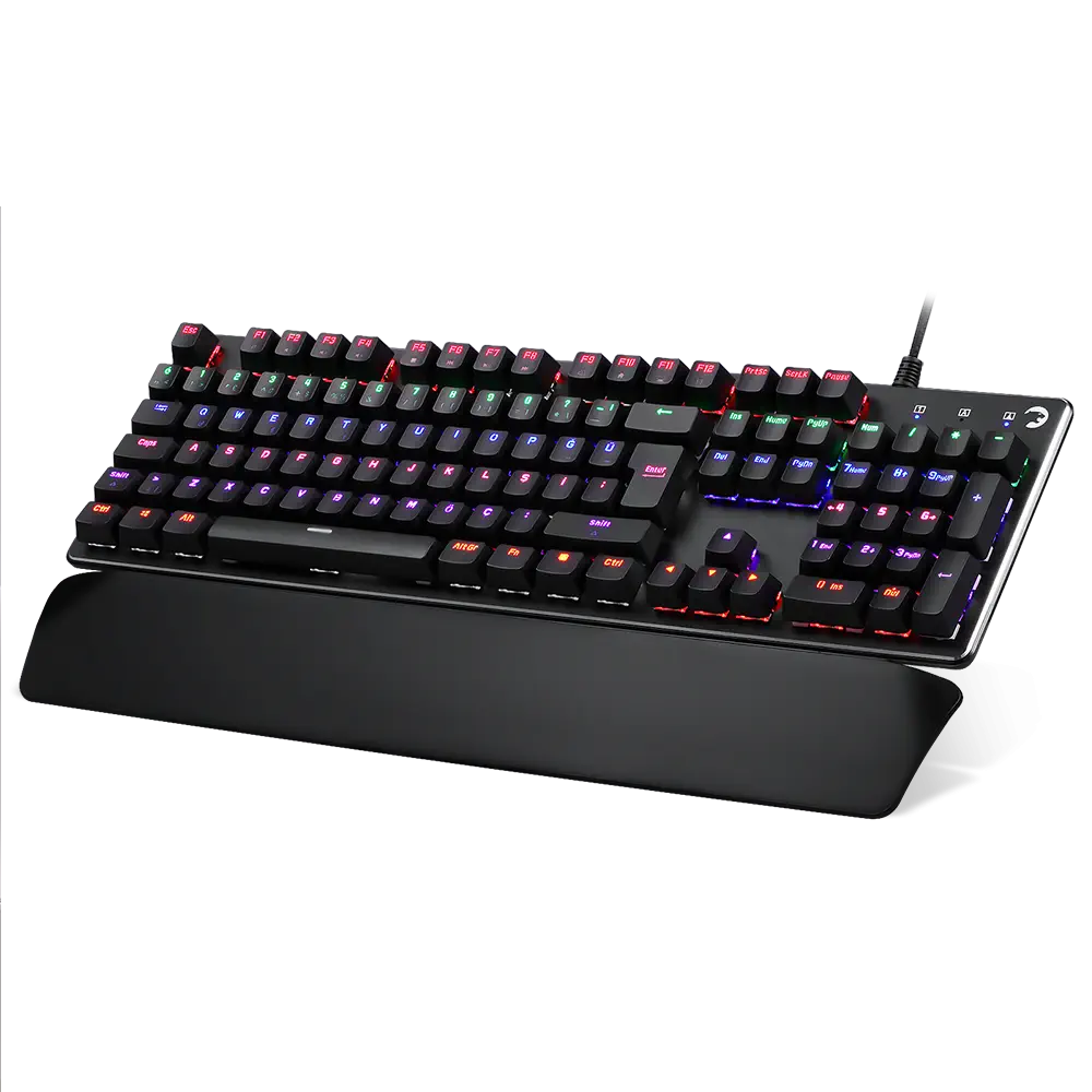 GamePower Calypso Rainbow Optik Mekanik Kırmızı Switch Türkçe Q USB Gaming Klavye