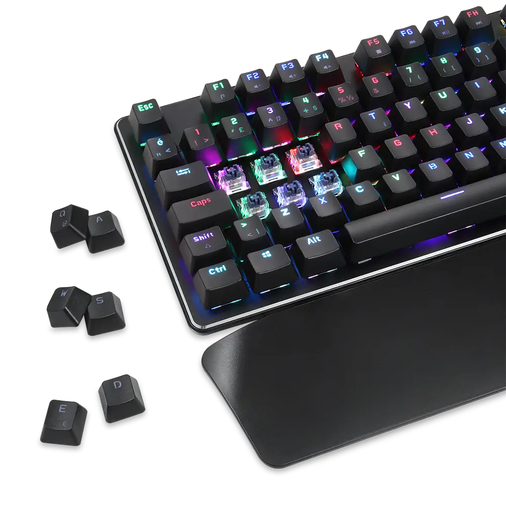 GamePower Calypso RGB Optik Mekanik Blue Switch Türkçe Suya Dayanıklı Gaming Klavye