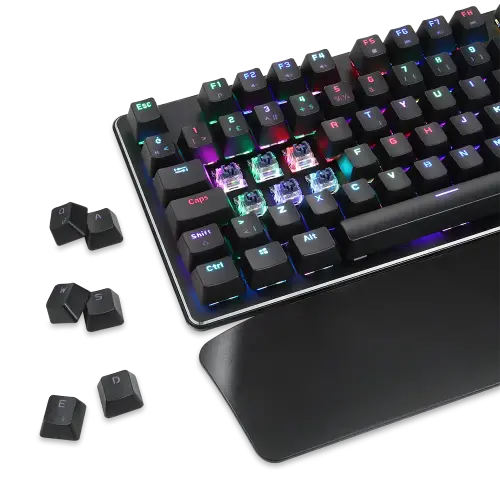 GamePower Calypso RGB Optik Mekanik Blue Switch Türkçe Suya Dayanıklı Gaming Klavye