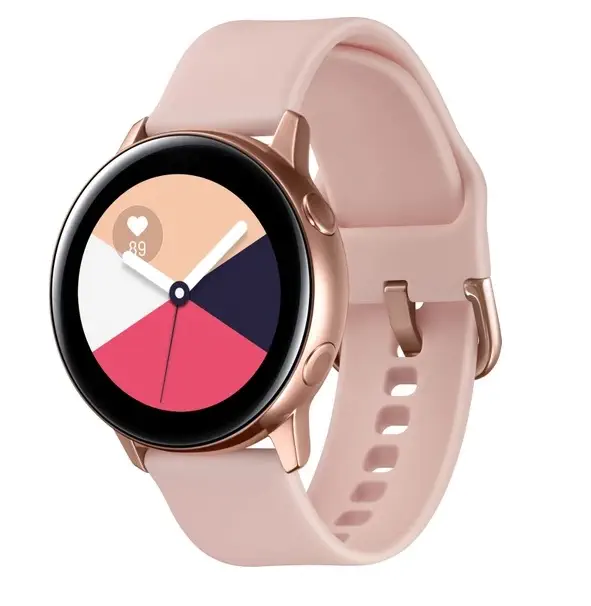 Samsung Galaxy Watch Active SM-R500NZDATUR Pembe Akıllı Saat – Distribütör Garantili