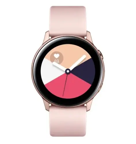 Samsung Galaxy Watch Active SM-R500NZDATUR Pembe Akıllı Saat – Distribütör Garantili