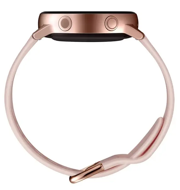 Samsung Galaxy Watch Active SM-R500NZDATUR Pembe Akıllı Saat – Distribütör Garantili