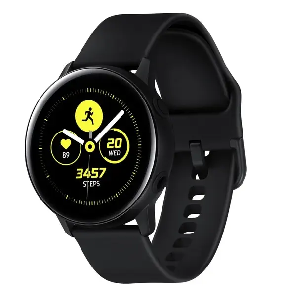 Samsung Galaxy Watch Active SM-R500NZKATUR Siyah Akıllı Saat – Distribütör Garantili