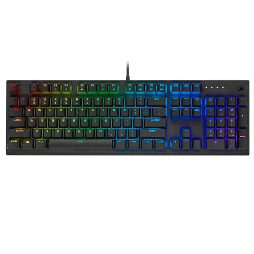 Corsair K60 RGB Pro Cherry Viola CH-910D019-TR TR Q Mekanik Kablolu Siyah Gaming Klavye
