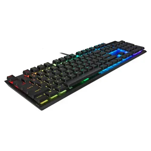 Corsair K60 RGB Pro Cherry Viola CH-910D019-TR TR Q Mekanik Kablolu Siyah Gaming Klavye