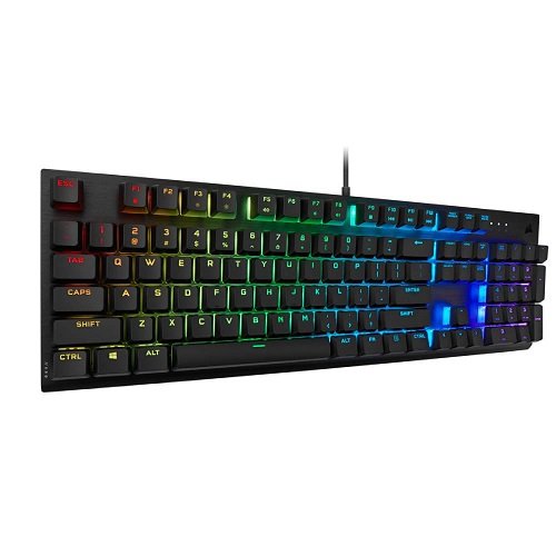 Corsair K60 RGB Pro Cherry Viola CH-910D019-TR TR Q Mekanik Kablolu Siyah Gaming Klavye
