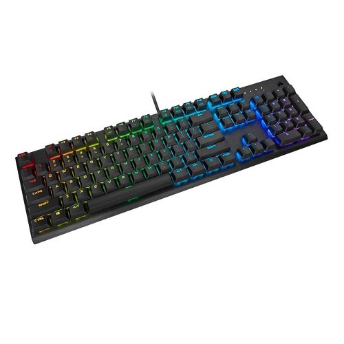 Corsair K60 RGB Pro Cherry MX Low Profile Speed CH-910D018-TR TR Q Mekanik Kablolu Siyah Gaming (Oyuncu) Klavye