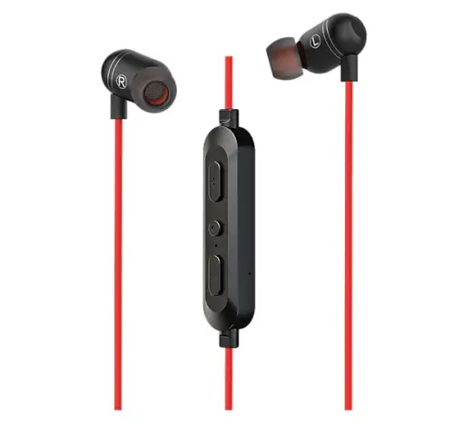 Samsung CT 103B Kırmızı Esnek Boyun Bantlı Kablosuz Bluetooth Kulaklık - Distribütör Garantili