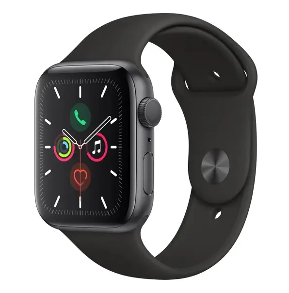 Apple Watch Seri 5 44mm GPS Space Grey Alüminyum Kasa ve Siyah Spor Kordon MWVF2TU/A
