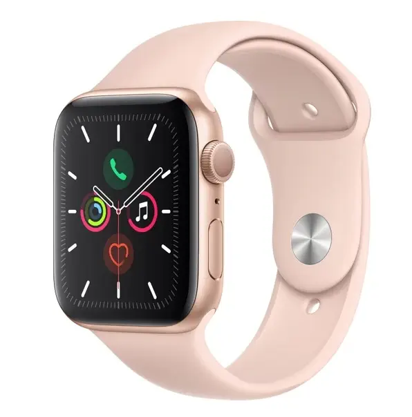 Apple Watch Series 5 GPS 44 mm MWVE2TU/A Altın Rengi Alüminyum Kasa ve Spor Kordon Akıllı Saat