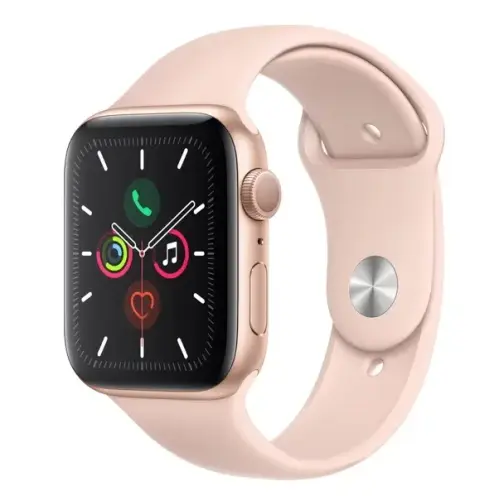 Apple Watch Series 5 GPS 44 mm MWVE2TU/A Altın Rengi Alüminyum Kasa ve Spor Kordon Akıllı Saat