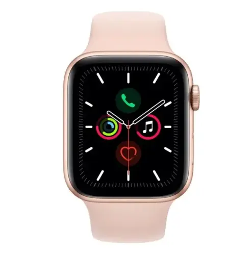 Apple Watch Series 5 GPS 44 mm MWVE2TU/A Altın Rengi Alüminyum Kasa ve Spor Kordon Akıllı Saat