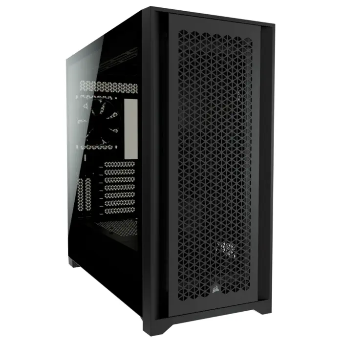 Corsair 5000D AirFlow CC-9011210-WW USB 3.1 Temperli Cam Siyah E-ATX Mid-Tower Gaming (Oyuncu) Kasa
