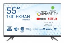 Onvo OV55F350 55 inç 140 Ekran Uydu Alıcılı Ultra HD Android Smart LED TV