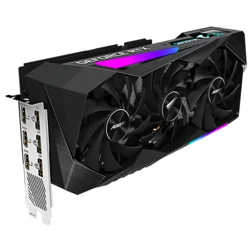 Gigabyte Aorus GeForce RTX 3070 Master 8G LHR GV-N3070AORUS M-8GD 8GB GDDR6 256Bit DX12 Gaming (Oyuncu) Ekran Kartı